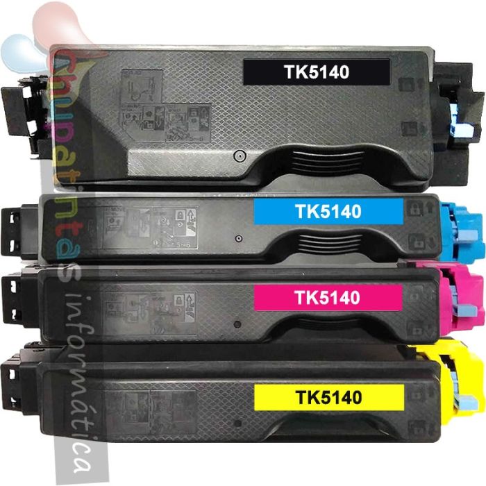 KYOCERA TK5140 COMPATIBLE TÓNER PACK AHORRO 4 CARTUCHOS