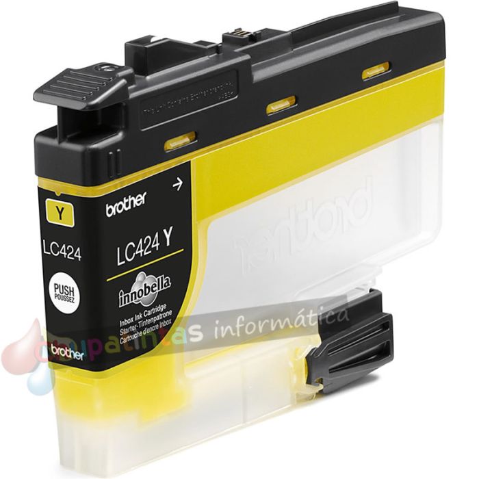 Brother LC424 Amarillo Cartucho de Tinta Original - LC424Y-2