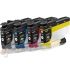 Brother LC424 Pack de 4 Cartuchos de Tinta Originales - LC424VAL-2