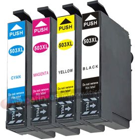 Epson 503XL Pack Ahorro 4 Cartuchos de Tinta Genéricos