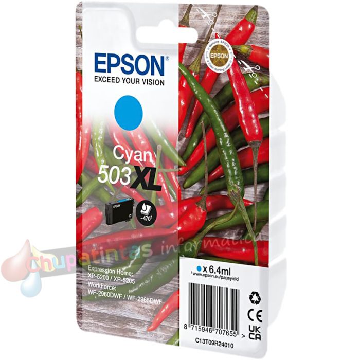 Epson 503XL Cian Cartucho de Tinta Original - C13T09R24010-2