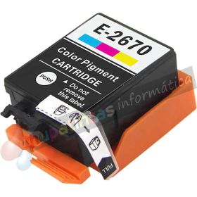 Epson T267 Color Cartucho de Tinta Genérico - Reemplaza C13T26704010