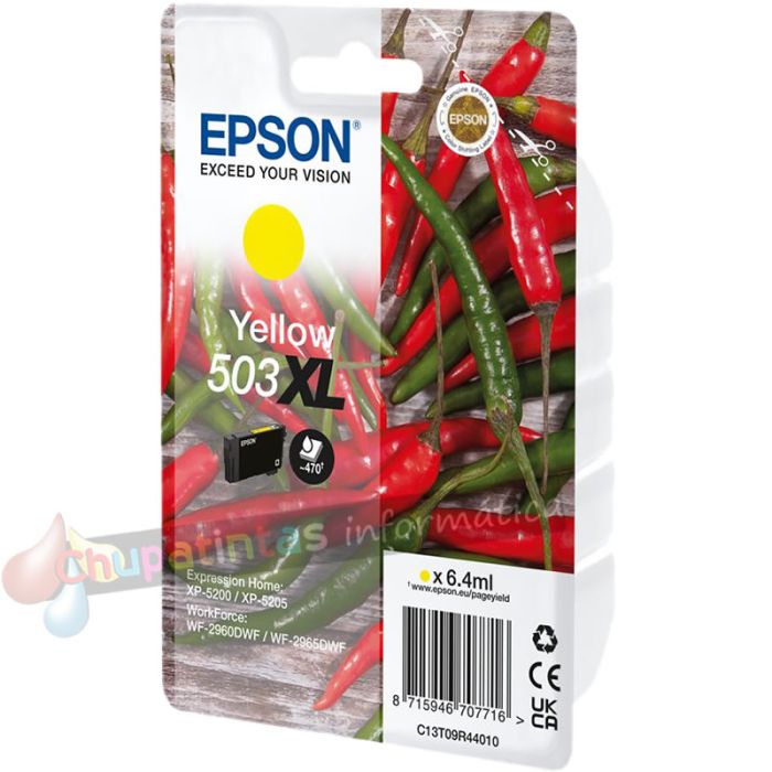 Epson 503XL Amarillo Cartucho de Tinta Original - C13T09R44010-2