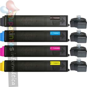 KYOCERA TK895 COMPATIBLE TÓNER PACK AHORRO 4 CARTUCHOS