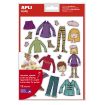 Apli Bolsa de Gomets Tematicos el Armario - 252 Gomets en 12 Hojas - Adhesivo Removible - Desarrollados con Educadores - Adhesivo Base Agua - Libre de Disolventes - Coloridos