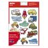 Apli Gomets Tematicos Transportes - 180 Gomets en 12 Hojas - Adhesivo Removible - Ideal para Aprendizaje - Cumple Normas EN-71 y FSC - Adhesivo Base Agua - ECF - 100% Reciclables - Coloridos