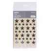 Apli Bolsa de Gomets en Forma de Estrella - Tamaño 12.5mm y 19.5mm - Adhesivo Permanente Plata - 3 Hojas y 120 Gomets - Normas EN-71 y FSC - Adhesivo Base Agua - Libre de Disolventes - Papeles ECF - Materiales 100% Reciclables