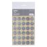 Apli Bolsa de Gomets Redondos Plata Ø 20mm - 90 Unidades - Adhesivo Permanente - Desarrollo de Habilidades y Capacidades - Normas EN-71 y FSC