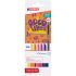 Edding 1200 Good Vibes Pack de 6 Rotuladores - Punta Redonda - Trazo 1mm - Tinta con Base de Agua - Colores Surtidos