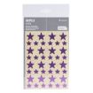 Apli Gomets Estrella Holograficos - Tamaño 12.5mm y 19.5mm - Adhesivo Permanente - 120 Unidades por Bolsa - Desarrollo de Habilidades y Creatividad - Color Lila