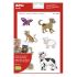 Apli Gomets Tematicos Animales xL - 28 Gomets en 2 Hojas A4 - Desarrollados con Educadores - Adhesivo Removible - Tamaño xL sin Borde - Adhesivo Base Agua - Libre de Disolventes - Coloridos