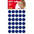 Apli Gomets Redondos Ø 20mm - 180 Unidades en 6 Hojas - Adhesivo Permanente - Desarrollo de Habilidades y Creatividad - Normas EN-71 y FSC - Color Azul
