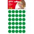 Apli Gomets Redondos Ø 20mm - 180 Unidades en 6 Hojas - Adhesivo Permanente - Desarrollo de Habilidades y Creatividad - Color Verde
