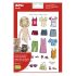 Apli Bolsa de Gomets Tematicos Vestirse Niña - 37 Gomets - Adhesivo Removible - Desarrollados con Educadores - Normas EN-71 y FSC - Adhesivo Base Agua - Libre de Disolventes - ECF - 100% Reciclables - Color Variado