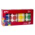 Apli Gomets Redondos Ø 33mm - Pack de 4 Rollos con 2832 Gomets - Adhesivo Permanente - Ideal para Desarrollar Habilidades en Guarderias