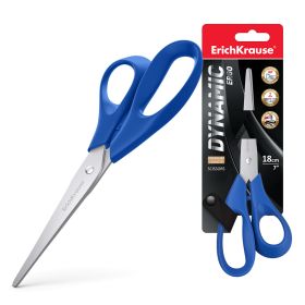 Erichkrause Tijeras Dynamic - Cuchillas de Acero Inoxidable - Afilado Doble Avanzado - Resistente a La Corrosion - Mangos Ergonomicos - Color Variado