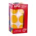 Apli Gomets XL Redondos Ø 33mm Amarillo Adhesivo Permanente - 59 Hojas Pretroqueladas - 708 Gomets por Rollo