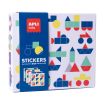 Apli Kids Juegos de Gomets Vehiculos - 200G Laminas Ilustradas - Gomets Removibles Geometricos - Alto Valor Didactico - Diseño Exclusivo de Caja de Carton - Recomendado para Niños a Partir de 3 Años