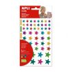 Apli Kids Bolsa de 624 Gomets Estrellas - Adhesivo Removible - Tamaños y Colores Surtidos