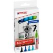 Edding 3000 Pack de 5 Rotuladores Permanentes Colores Frios - Punta Redonda de 1.5mm - Trazo entre 1.5 y 3mm - Recargable - Secado Rapido - Colores Surtidos