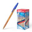 Erichkrause Boligrafo R-301 Amber Stick 0.7 - Cuerpo Hexagonal Translucido - Punta de 0.7mm - Tinta de Secado Rapido - Color Azul