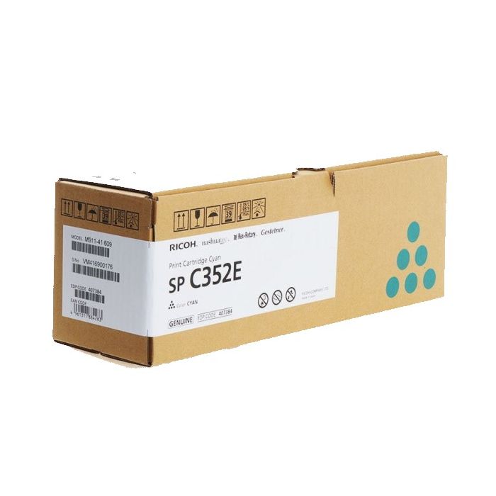 Ricoh SP C352E Cyan Cartucho de Toner Original - 408216/SP C352E