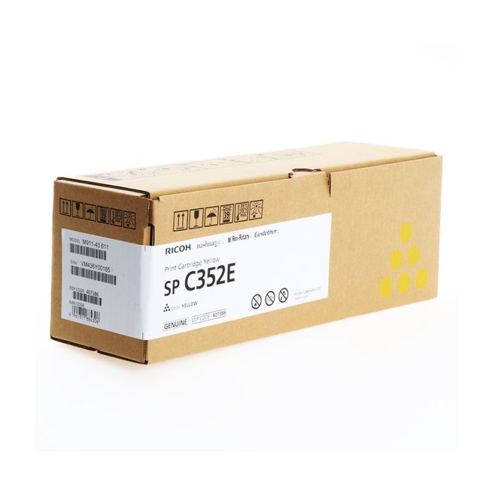 Ricoh SP C352E Amarillo Cartucho de Toner Original - 408218/SP C352E