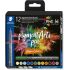 Staedtler 371 Pack de 12 Rotuladores Punta de Pincel Suave - Colores Vivos y Brillantes - No Amarillea con el Paso del Tiempo - Nueva Tinta Multi Ink - Pigmentos de Primera Calidad - Colores Nature Surtidos