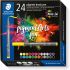 Staedtler 371 Pack de 24 Rotuladores Punta de Pincel Suave - Colores Vivos y Brillantes - No Amarillea con el Paso del Tiempo - Nueva Tinta Multi Ink - Pigmentos de Primera Calidad - Colores Surtidos