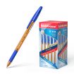 Erichkrause Boligrafo R-301 Amber Stick&Grip 0.7 - Cuerpo Hexagonal Translucido - Zona de Agarre de Goma - Punta de 0.7mm - Tinta de Secado Rapido - Color Azul