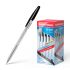Erichkrause Boligrafo R-301 Classic Stick 1.0 - Cuerpo Transparente Hexagonal - Punta de 1.0mm - Tinta de Secado Rapido - Color Negro