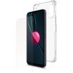SPC Pack de Funda y Cristal Templado Compatible con SPC Discovery de 6.5" - Carcasa Extrarresistente - Proteccion contra Arañazos - Diseño Transparente - Color Negro