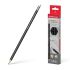 Erichkrause Jet - Lapiz de Grafito Hexagonal con Goma de Borrar - Resistente al Impacto - Color Negro