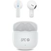 SPC Auriculares True Wireless Zion 2 Play - Autonomia 28 Horas - Base de Carga USB-C - Control por Toques - Compatible con Asistentes de Voz - Luces Led Indicadoras - Color Blanco