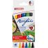 Edding 5100 Acrylic Pack de 5 Rotuladores Permanentes Acrilicos - Punta Redonda 2-3mm - Trazo Medio - Resistente a la Luz - Secado Rapido - Colores Surtidos