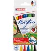 Edding 5100 Acrylic Pack de 5 Rotuladores Permanentes Acrilicos - Punta Redonda 2-3mm - Trazo Medio - Resistente a la Luz - Secado Rapido - Colores Surtidos