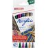 Edding 5100 Acrylic Pack de 5 Rotuladores Permanentes Acrilicos Metalizados - Punta Redonda 2-3mm - Trazo Medio - Resistente a la Luz - Secado Rapido - Colores Metalizados Surtidos
