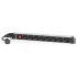 Salicru Regleta SPS PDU Unidad de Distribucion de Energia - 8 Tomas Tipo Schuko - Color Negro