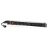 Salicru Regleta SPS PDU Unidad de Distribucion de Energia - 4 Tomas Schuko y 6 Tomas IEC C13 - Color Negro
