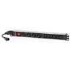 Salicru Regleta SPS PDU Unidad de Distribucion de Energia - 4 Tomas Schuko y 6 Tomas IEC C13 - Color Negro