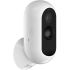 SPC Camara de Seguridad Inalambrica con Bateria - 9600 Mah - Wifi - Interior y Exterior - Resistente a la Lluvia - Full HD - Vision Nocturna - Notificaciones en Tiempo Real - Audio Bidireccional - Color Blanco