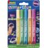 Imedio Glitter Glue "Brilla en la Oscuridad" Pack de 5 Tubos de Pegamento con Brillantina 10ml - Brilla en la Oscuridad - Para Distintos Materiales - Tubo Extrablando - Boquilla de Precision - Sin Disolventes - Colores Surtidos