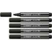 Stabilo Pen 68 MAX Rotulador - Punta de Fibra Biselada - Trazo entre 1-5mm aprox. - Tinta a Base de Agua - Color Negro