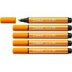 Stabilo Pen 68 MAX Rotulador - Punta de Fibra Biselada - Trazo entre 1-5mm aprox. - Tinta a Base de Agua - Color Naranja