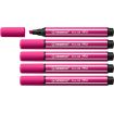 Stabilo Pen 68 MAX Rotulador - Punta de Fibra Biselada - Trazo entre 1-5mm aprox. - Tinta a Base de Agua - Color Rosa
