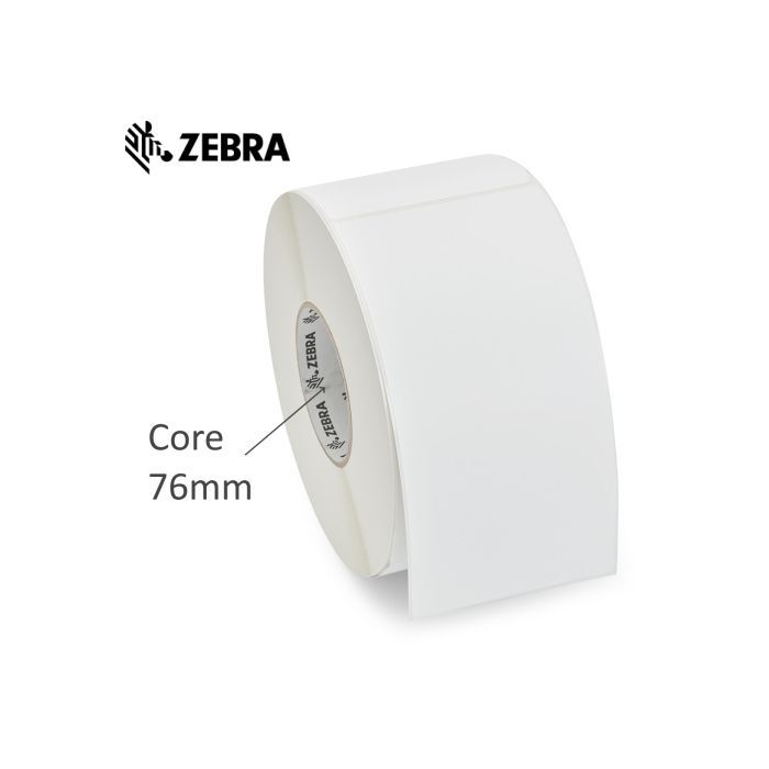 Zebra Z-Perform 1000D Pack de 6 Rollos de Etiquetas Termicas Originales 76x25mm - Adhesivo Permanente - 5.180 Unidades x Rollo - 880738-025