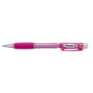 Pentel Fiesta II Portaminas HB 0.5mm con Goma - Incluye 2 Recargas - Grip de Goma - Diseño Ergonomico - Color Rosa