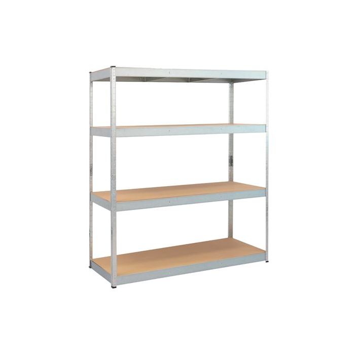 Blim Estanteria Galvanizada 4 Baldas Ajustables - Medidas 180x160x60cm - Peso Max. 600kg por Balda
