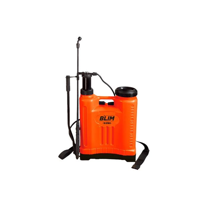 Blim Sulfatadora de Espalda Manual 18L - Bomba con Presion hasta 4 bar - Boquilla Regulable - Diseño Tipo Mochila