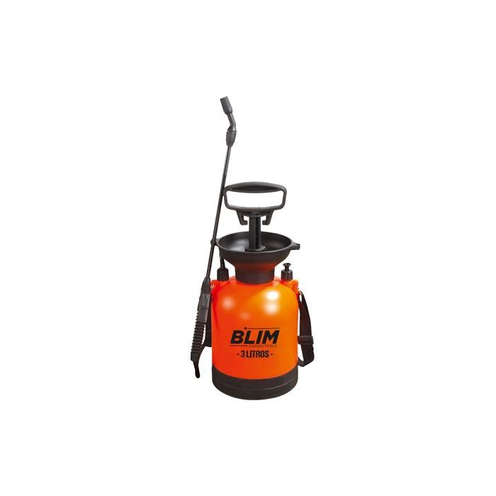 Blim Sulfatadora/Pulverizador de Mano 3L - Bomba con Presion hasta 3 bar - Boquilla Regulable - Correa para Colgar al Hombro